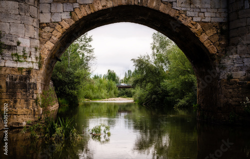 old stone bridge in the park © Nelson