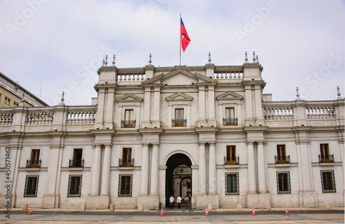 Palacio de La Moneda, the presidential palace, Santiago, Chile photo