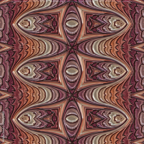 3d effect - abstract geometric pattern
