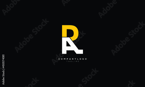 RA AR R AND A Abstract initial monogram letter alphabet logo design