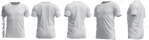 3D 4K Muscle white t-shirt
