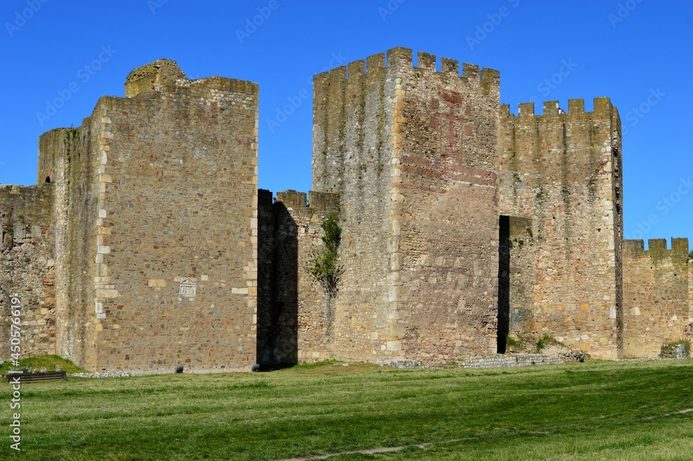 an old stone fortress in Serbia