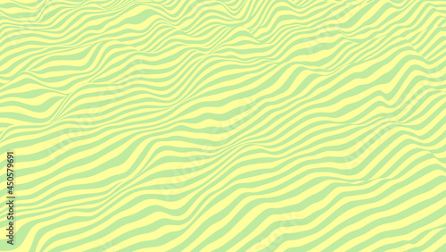 Abstract waves background. Striped surface with wavy distortion effect, vector illustration. photo