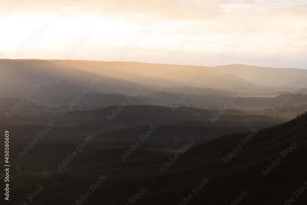 Obraz premium sunrise in the mountains