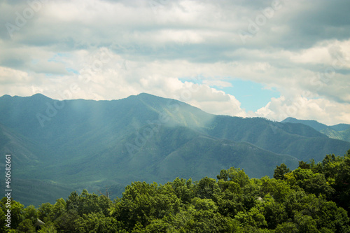 clouds over the Smoky Mountains