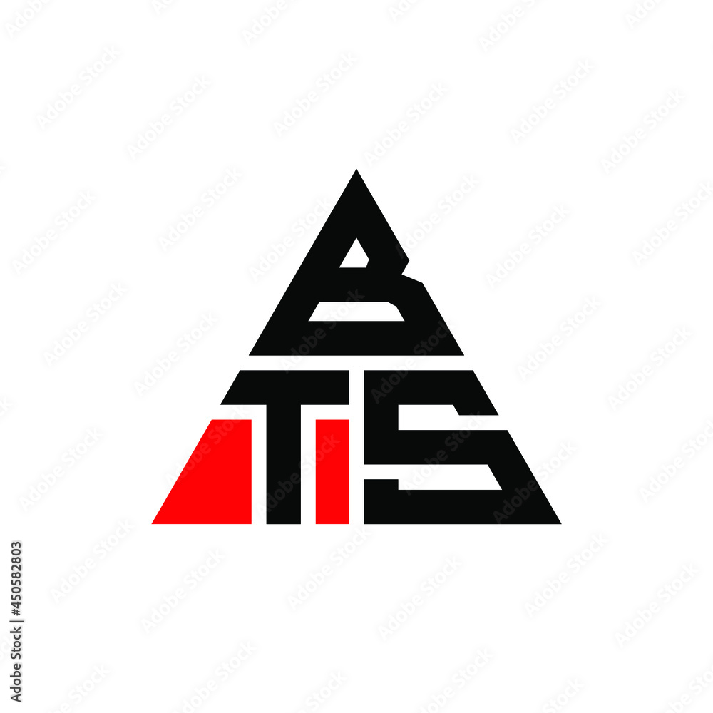 BTS triangle letter logo design with triangle shape. BTS triangle logo design monogram. BTS triangle vector logo template with red color. BTS triangular logo Simple, Elegant, and Luxurious Logo. BTS BTS triangle letter logo design with triangle shape. BTS triangle logo design monogram. BTS triangle vector logo template with red color. BTS triangular logo Simple, Elegant, and Luxurious Logo. BTS