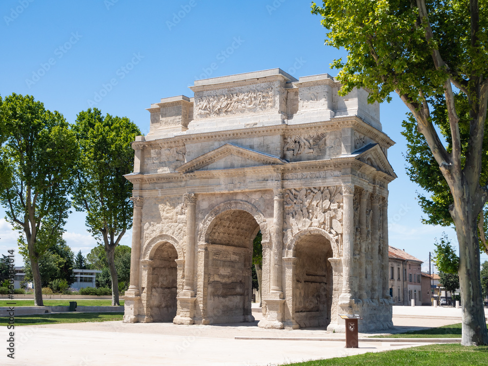 Arc de Triomphe d'Orange (Provence, France). Antiquité romaine