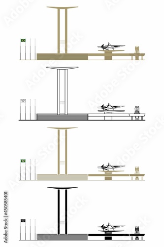 WWII Brasilian Memorial in Rio de Janeiro, Brazil