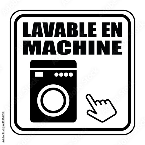 Logo lavable en machine.
