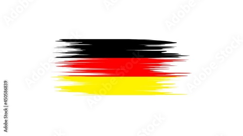 Flag of Germany animation 4k video