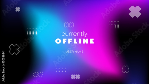 gaming background for streaming offline mode