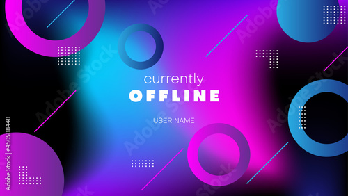 gaming background for streaming offline mode