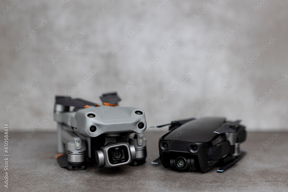 Zutphen, The Netherlands August 6, 2021 Mavic Air quadcopter drone