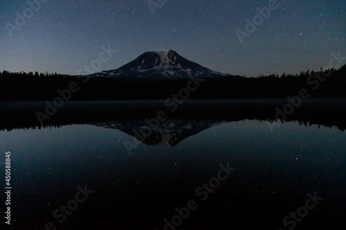 Midnight over Mount Adams