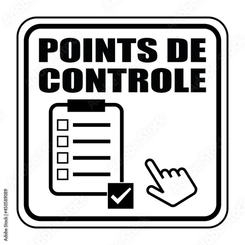 Logo points de contrôle.