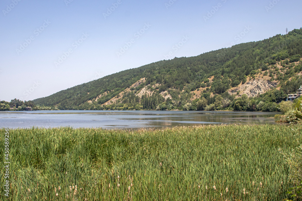 Summer view of Pancharevo lake, Bulgaria Summer view of Pancharevo lake, Bulgaria