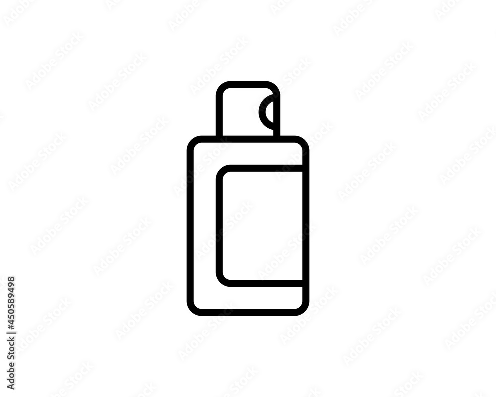 Black and white icon is a simple linear glamorous cosmetic tube with hand cream for the legs of the face and body, for moisturizing and skin care and beauty guidance. Vector illustration. Black and white icon is a simple linear glamorous cosmetic tube with hand cream for the legs of the face and body, for moisturizing and skin care and beauty guidance. Vector illustration.