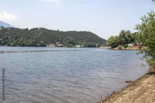 Summer view of Pancharevo lake, Bulgaria