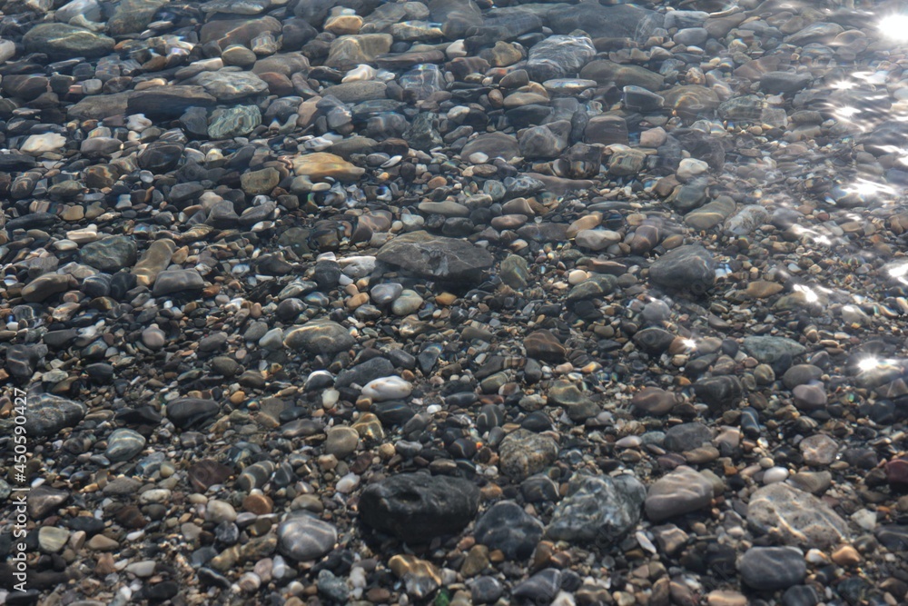 stones on the beach stones on the beach