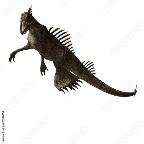 3d-illustration of an isolated giant fantasy sea dragon dinosaur © Ralf Kraft