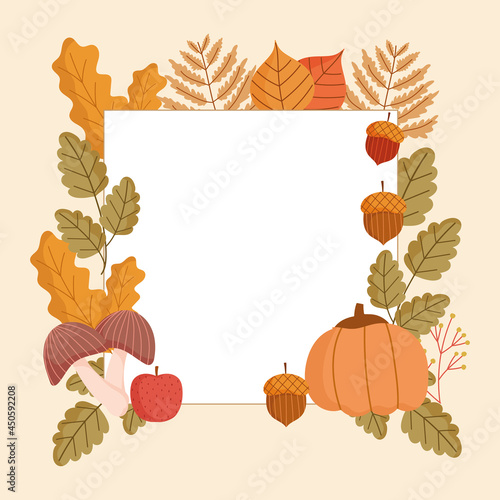 autumnal banner style