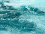 Icy glacial water
