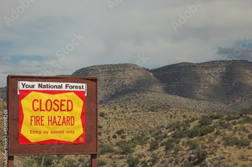 Our National Forest Closed Fire Hazard