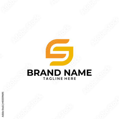s logo icon vector isolated