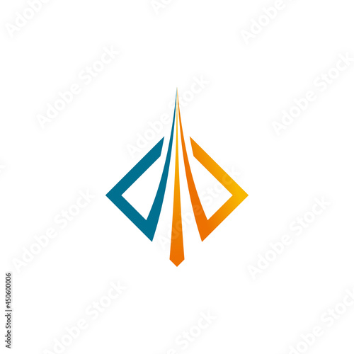tower logo icon vector isolated