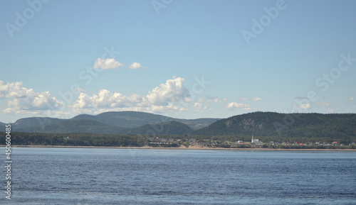 landscape of coast and the ocean