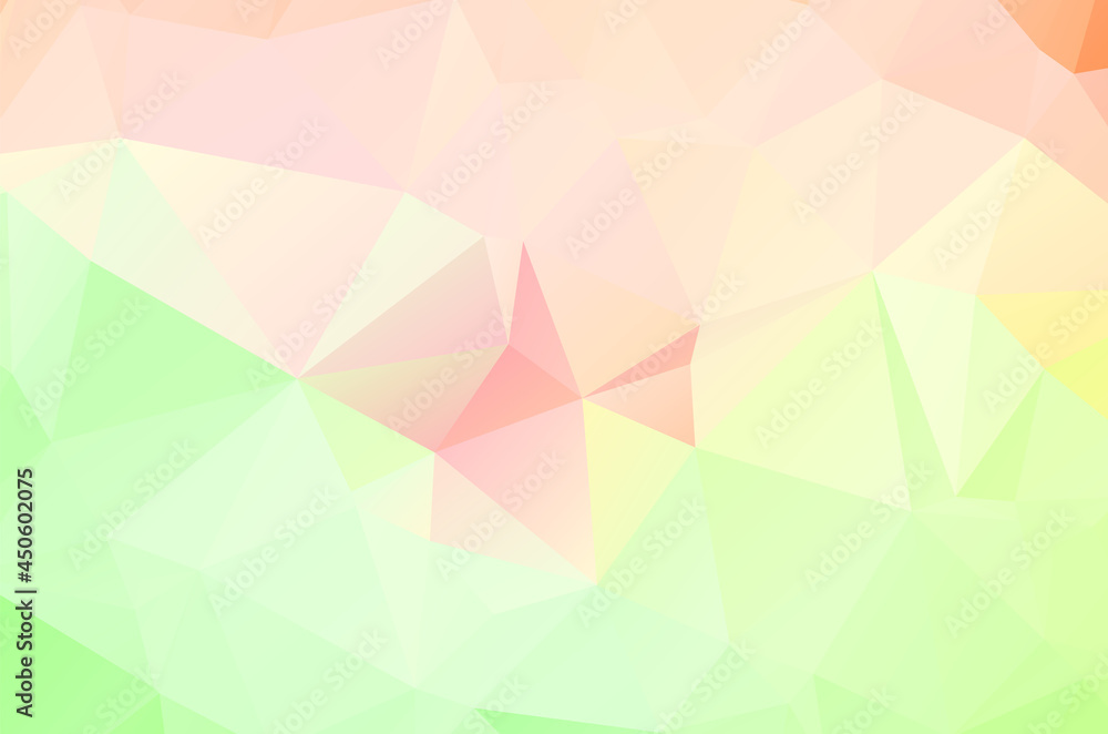 Abstract triangulation geometric rainbow colors background