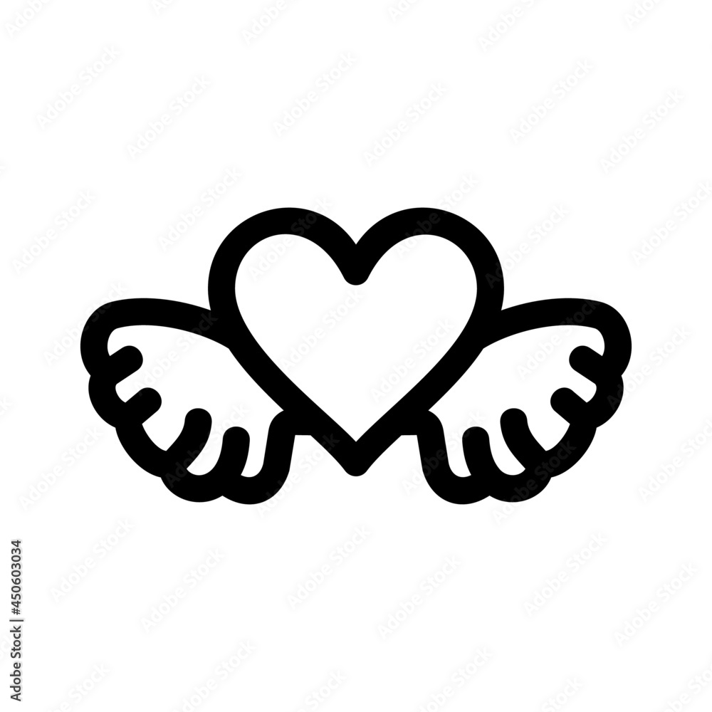 heart wings icon or logo isolated sign symbol vector illustration - high quality black style vector icons
heart wings icon or logo isolated sign symbol vector illustration - high quality black style vector icons