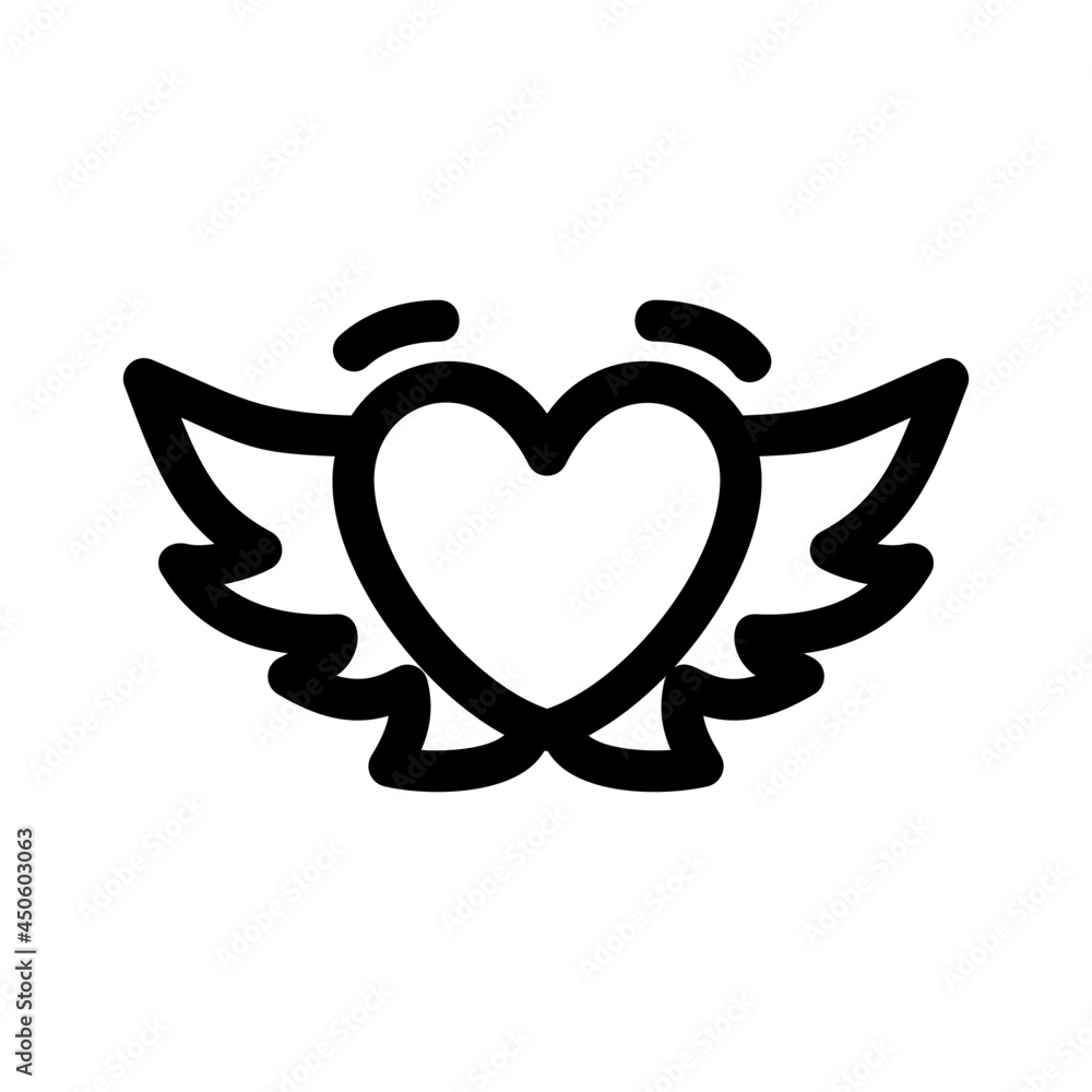 heart wings icon or logo isolated sign symbol vector illustration - high quality black style vector icons
heart wings icon or logo isolated sign symbol vector illustration - high quality black style vector icons