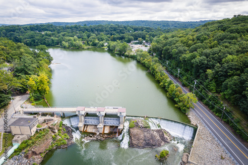 Aerial Landscape of Pompton Lakes New Jersey  photo