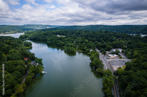 Aerial Landscape of Pompton Lakes New Jersey  photo