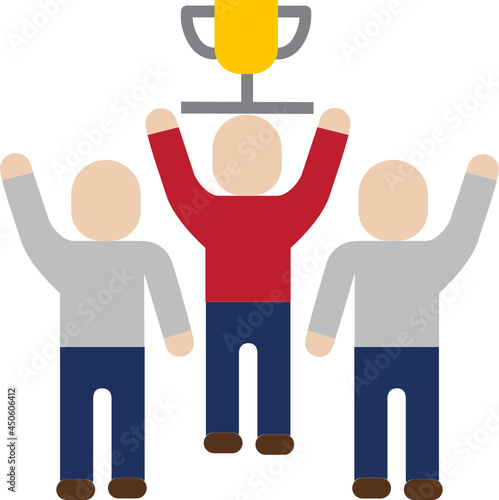 Outstanding icon. Business motivation concept icon style