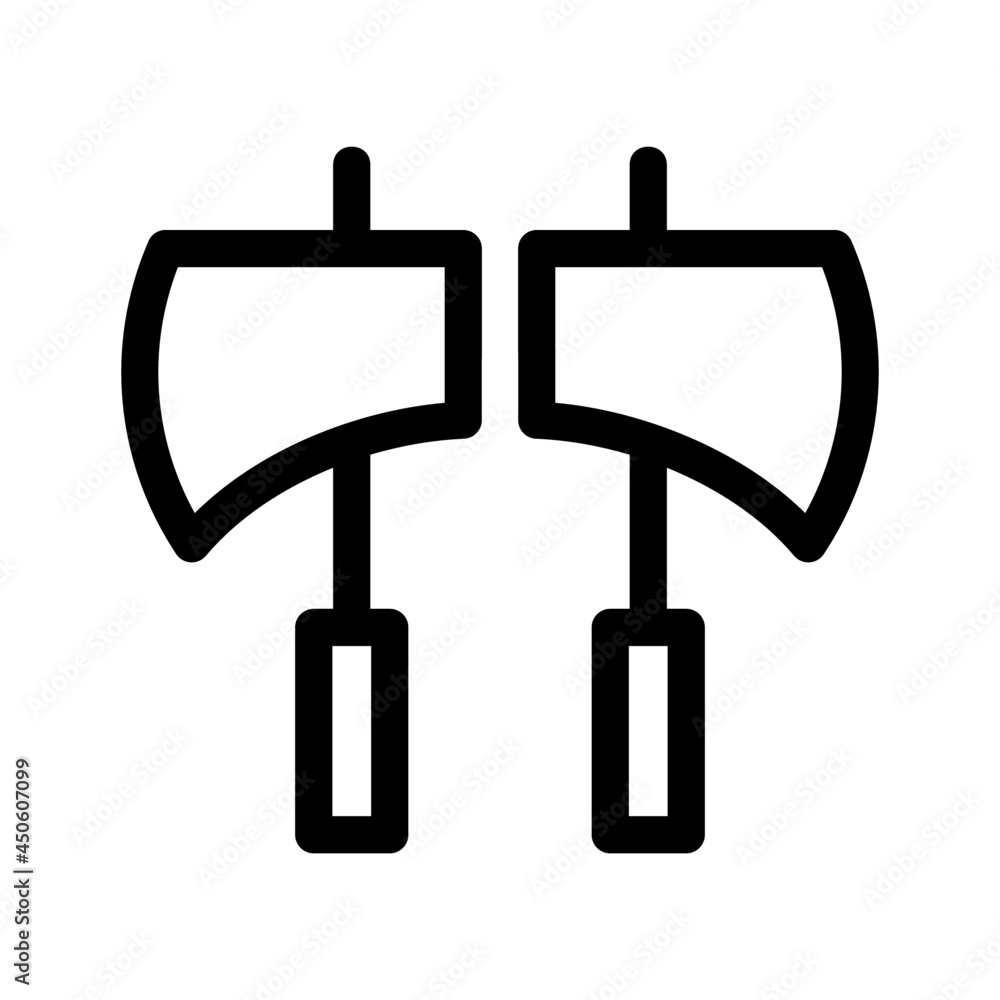 Obraz premium axe icon or logo isolated sign symbol vector illustration - high quality black style vector icons 