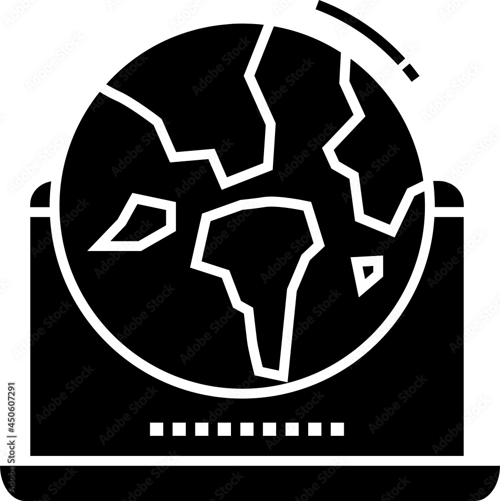 Internet icon. Communication and multimedia concept icon style Internet icon. Communication and multimedia concept icon style