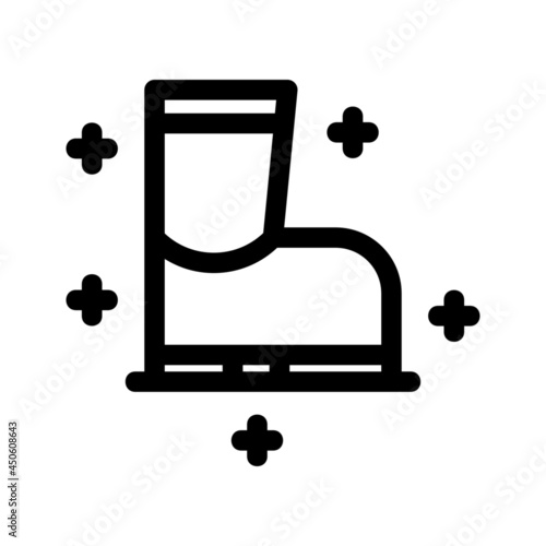 gumboots icon or logo isolated sign symbol vector illustration - high quality black style vector icons
