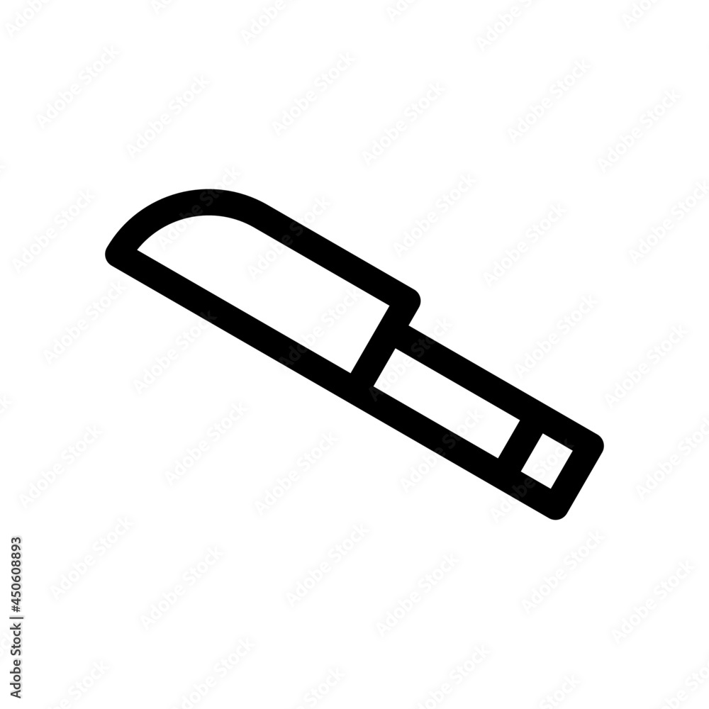hunting knife icon or logo isolated sign symbol vector illustration - high quality black style vector icons
