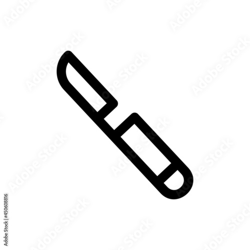 hunting knife icon or logo isolated sign symbol vector illustration - high quality black style vector icons
