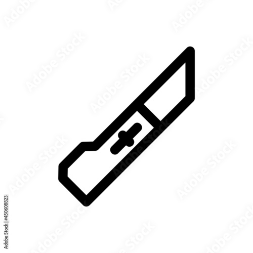 hunting knife icon or logo isolated sign symbol vector illustration - high quality black style vector icons
