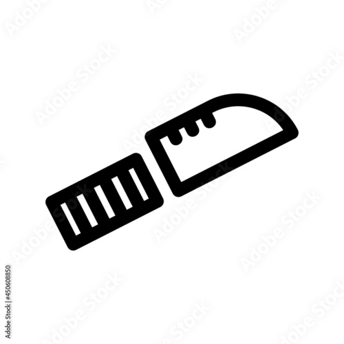 hunting knife icon or logo isolated sign symbol vector illustration - high quality black style vector icons
