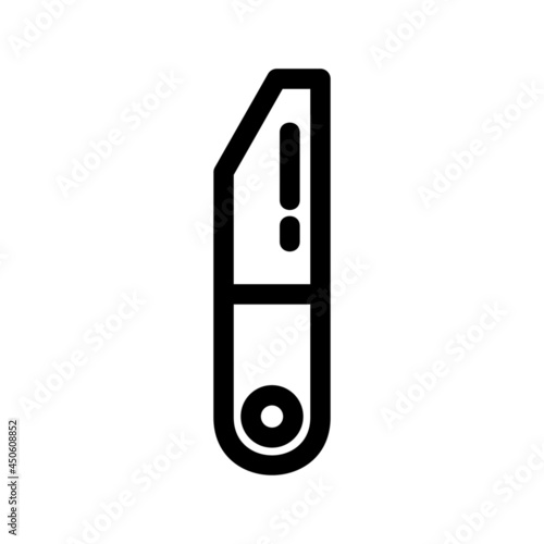 hunting knife icon or logo isolated sign symbol vector illustration - high quality black style vector icons
