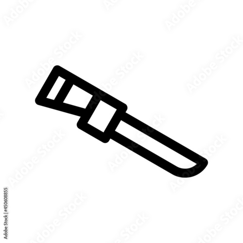 hunting knife icon or logo isolated sign symbol vector illustration - high quality black style vector icons
