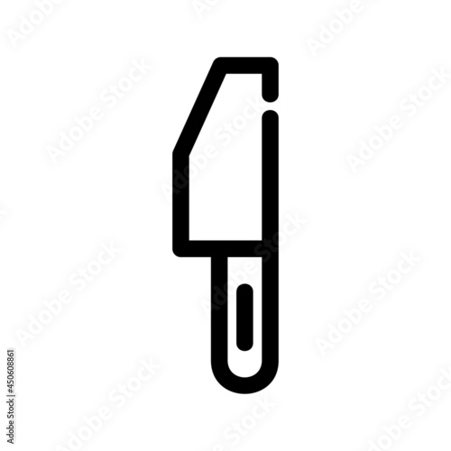 hunting knife icon or logo isolated sign symbol vector illustration - high quality black style vector icons
