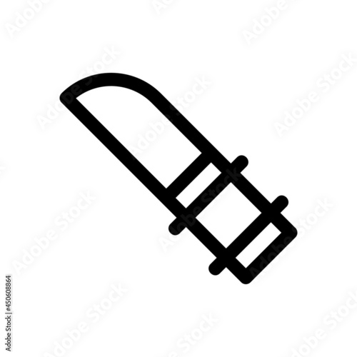 hunting knife icon or logo isolated sign symbol vector illustration - high quality black style vector icons
