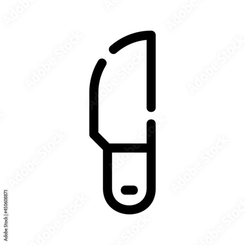 hunting knife icon or logo isolated sign symbol vector illustration - high quality black style vector icons
