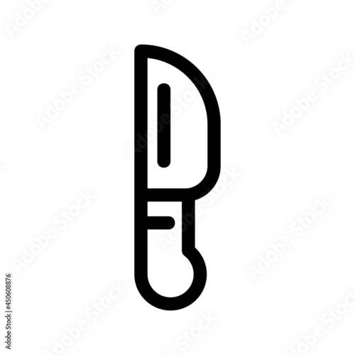 hunting knife icon or logo isolated sign symbol vector illustration - high quality black style vector icons
