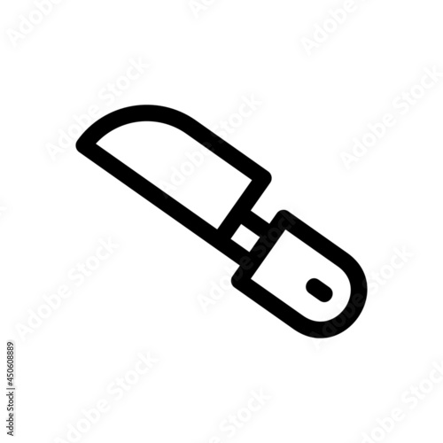 hunting knife icon or logo isolated sign symbol vector illustration - high quality black style vector icons
